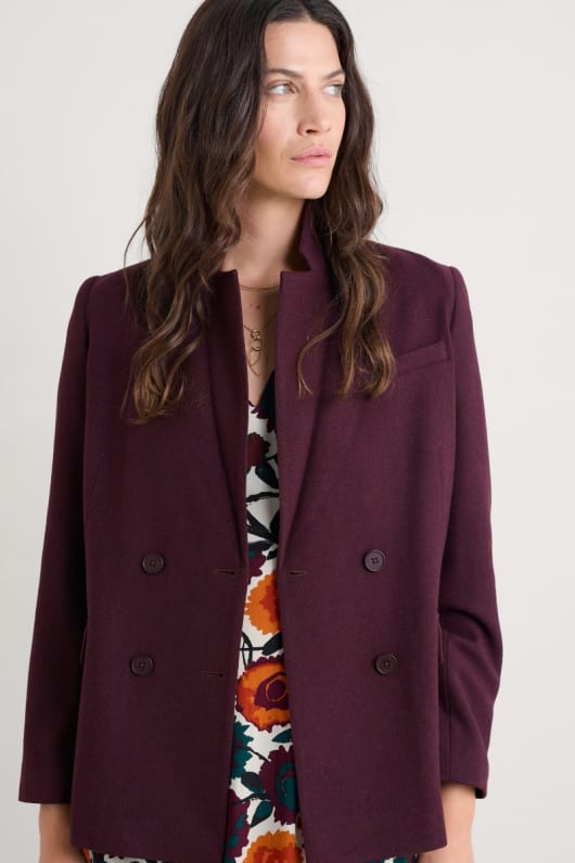 lowena mélange de la laine blazer