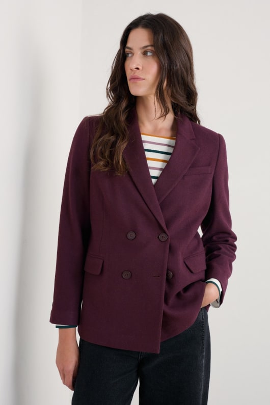 lowena mélange de la laine blazer