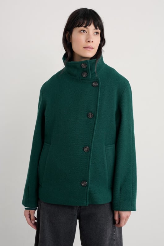 fritillaire asymétrique entonnoir cou manteau