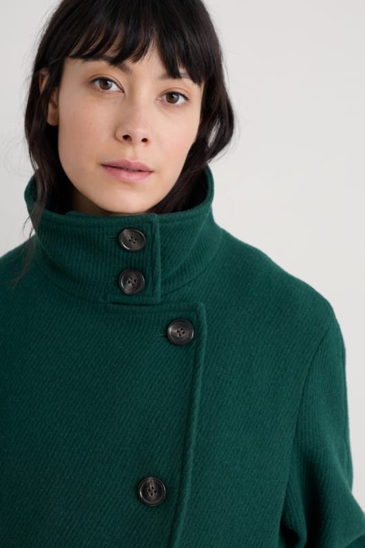 fritillaire asymétrique entonnoir cou manteau