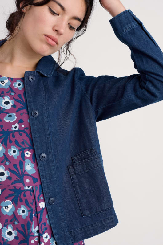coombe voie de veste de coton