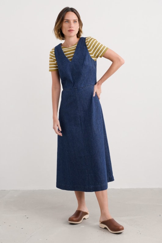 audrey pinafore robe