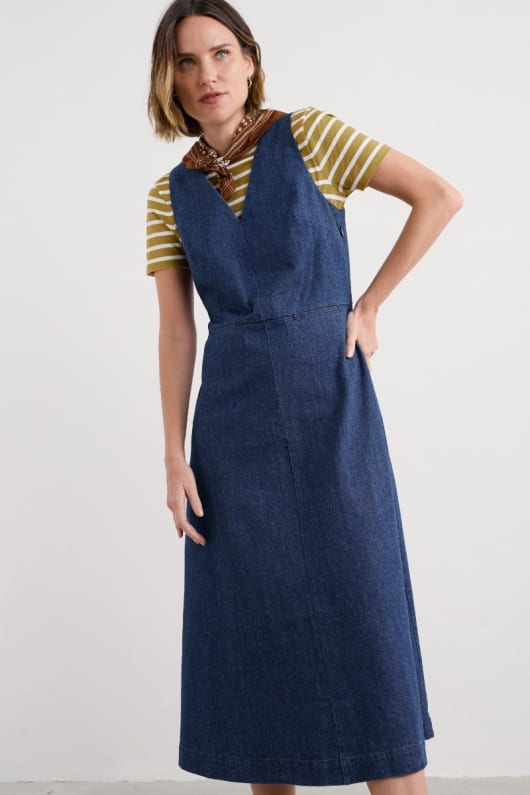 audrey pinafore robe