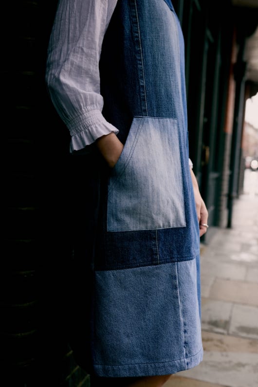 au-delà de rétro x seasalt calican pinafore robe