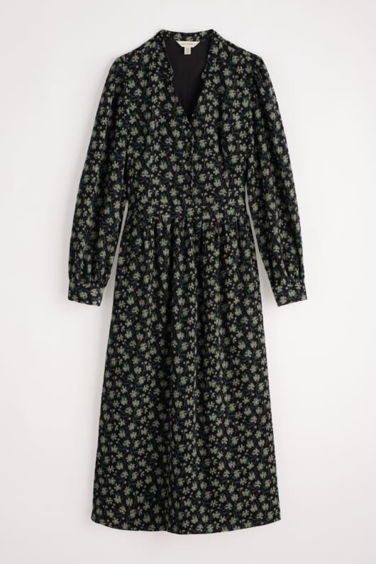 rose cottage imprimé cordon midi robe