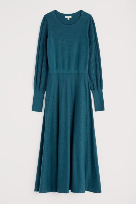 goéland argenté robe en tricot dans gots-coton biologique certifié