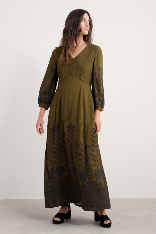 haut bois robe imprimée