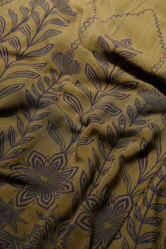 haut bois robe imprimée