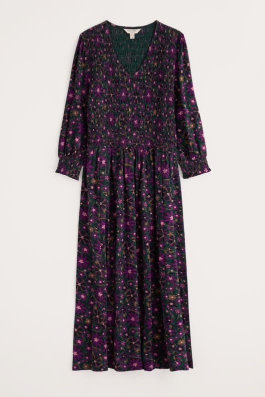 mer son maillot de v-cou robe midi