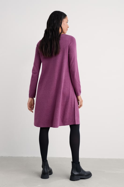 poltreen robe longueur genou en gots-coton biologique certifié