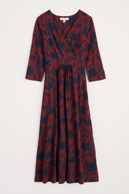 chapelle manches 34 robe en gots-coton biologique certifié jersey