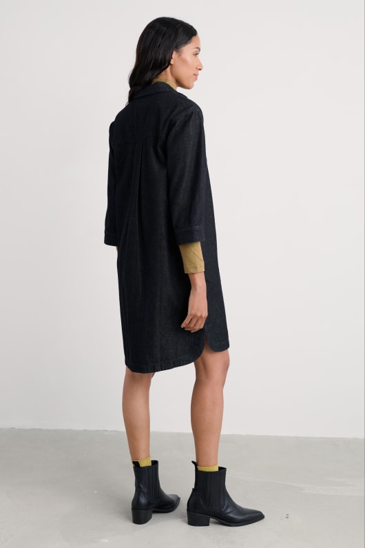 guide chemise en denim robe