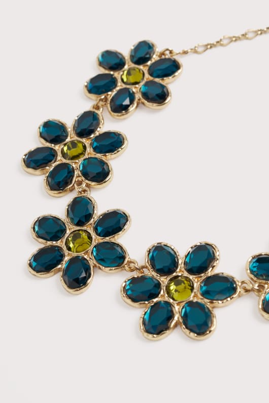 facettes fleurit collier