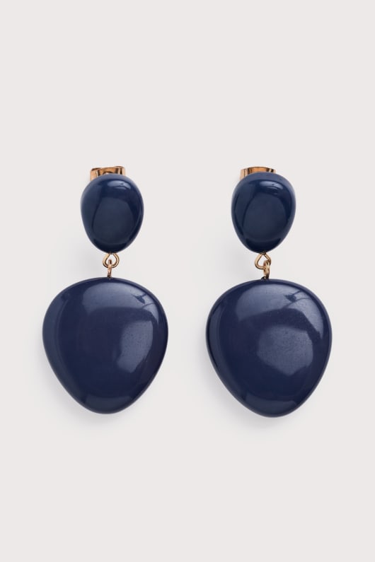 perce-neige des perles de résine boucles doreilles
