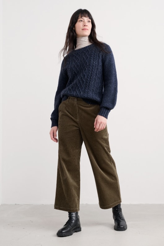 tressa cable knit jumper