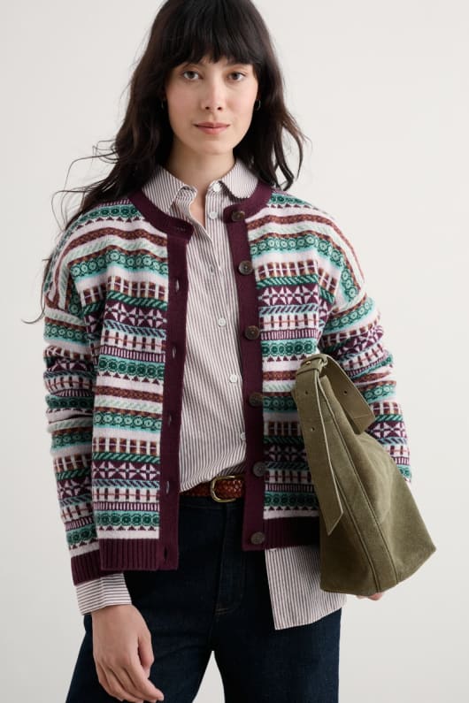 copperhouse fair isle cardigan