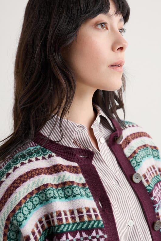 copperhouse fair isle cardigan