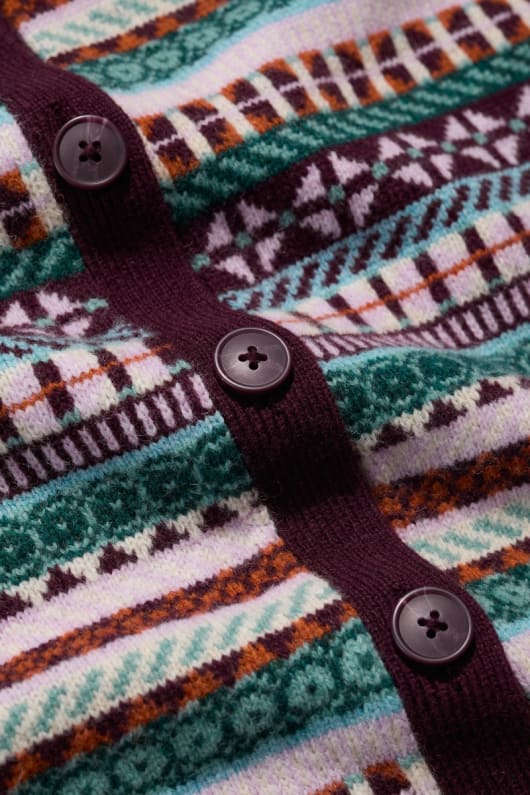 copperhouse fair isle cardigan