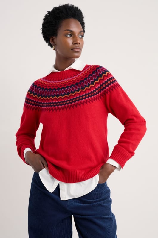 rouget grondin de la tête du cavalier de fair isle
