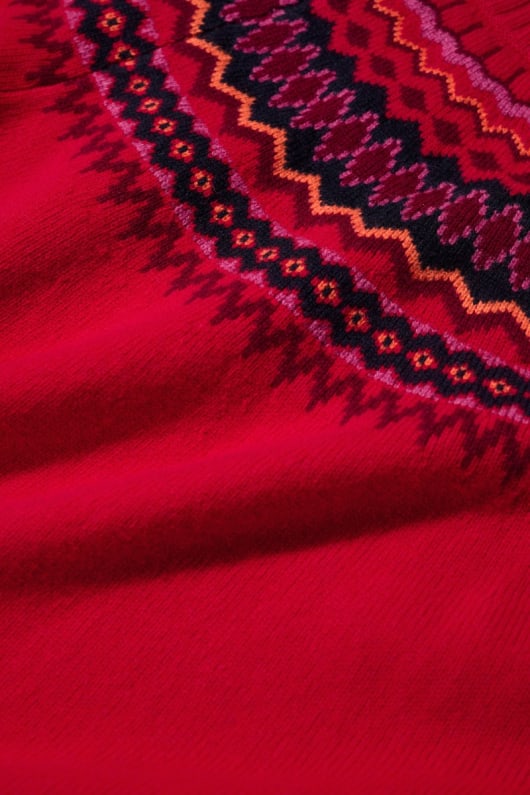 rouget grondin de la tête du cavalier de fair isle
