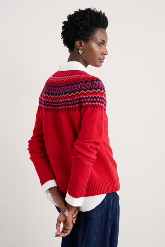 rouget grondin de la tête du cavalier de fair isle