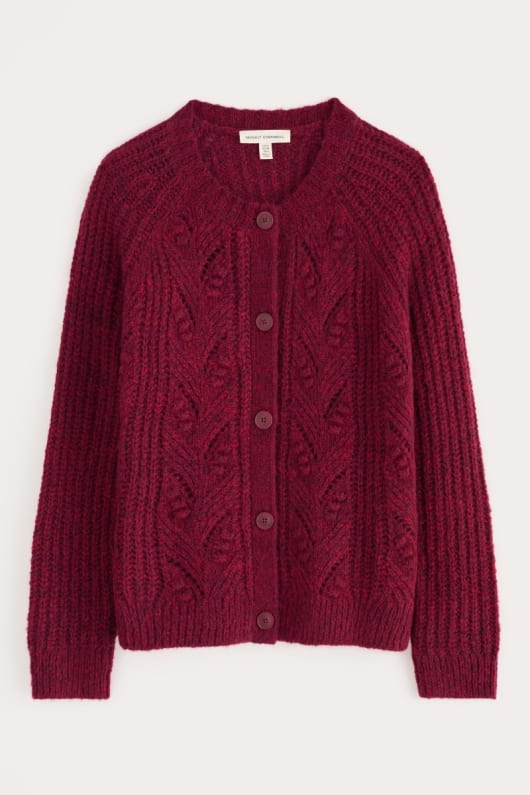 sable de chardon mohair mélange de cardigan