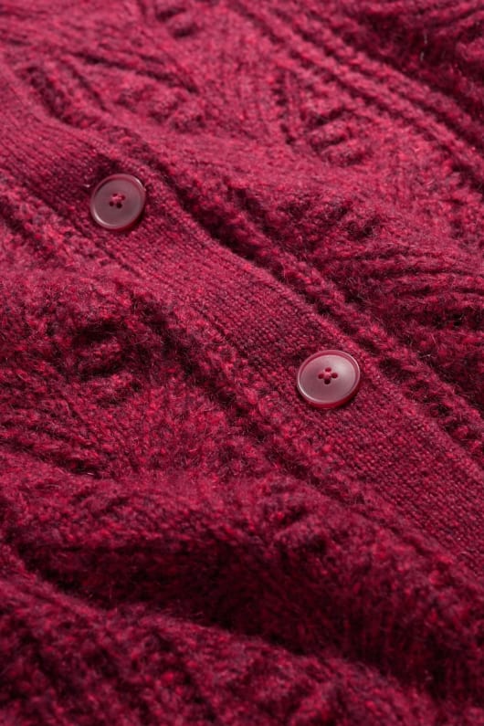 sable de chardon mohair mélange de cardigan
