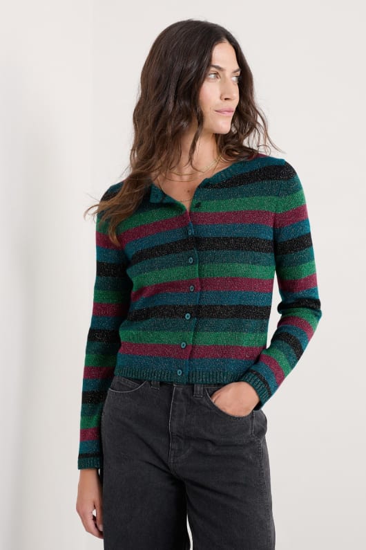 la sterne de marée de lÉclat de la laine mérinos mélange cardigan