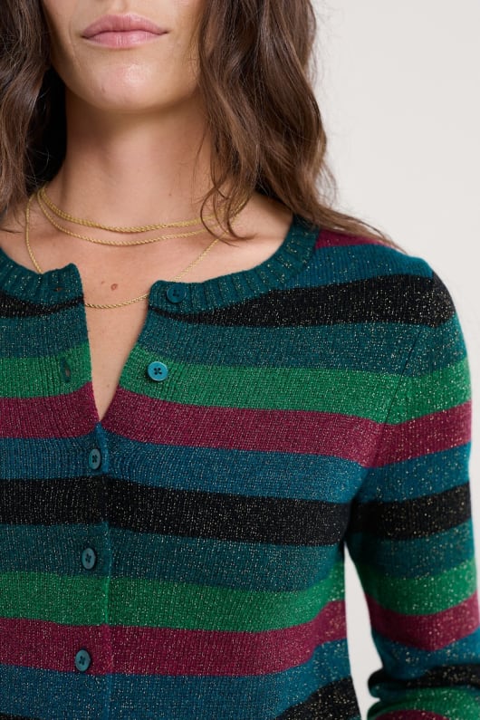 la sterne de marée de lÉclat de la laine mérinos mélange cardigan