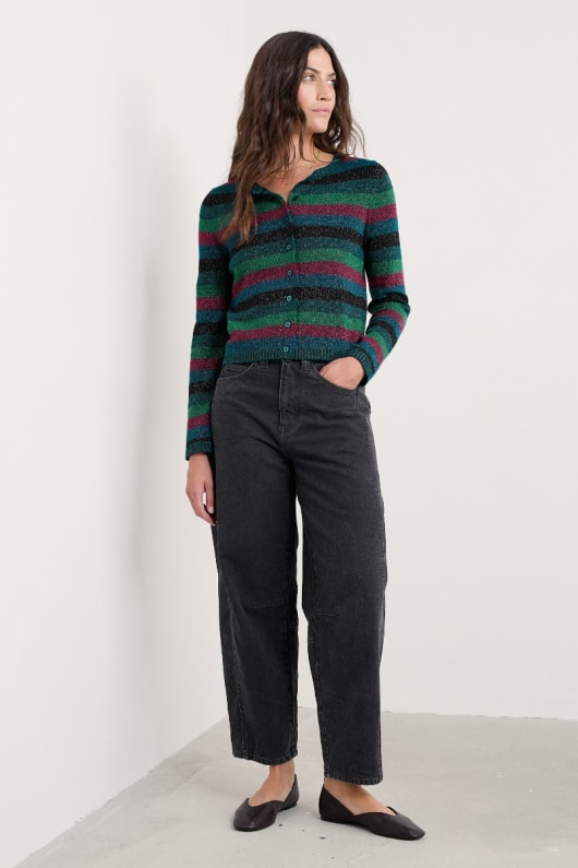 la sterne de marée de lÉclat de la laine mérinos mélange cardigan