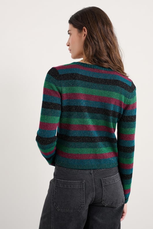 la sterne de marée de lÉclat de la laine mérinos mélange cardigan