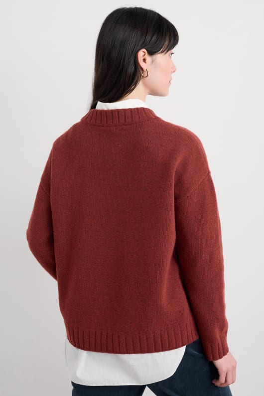 le soir de la baie crew neck jumper