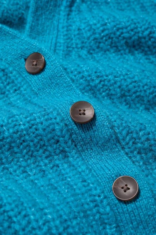 touche v-cou cardigan en mohair
