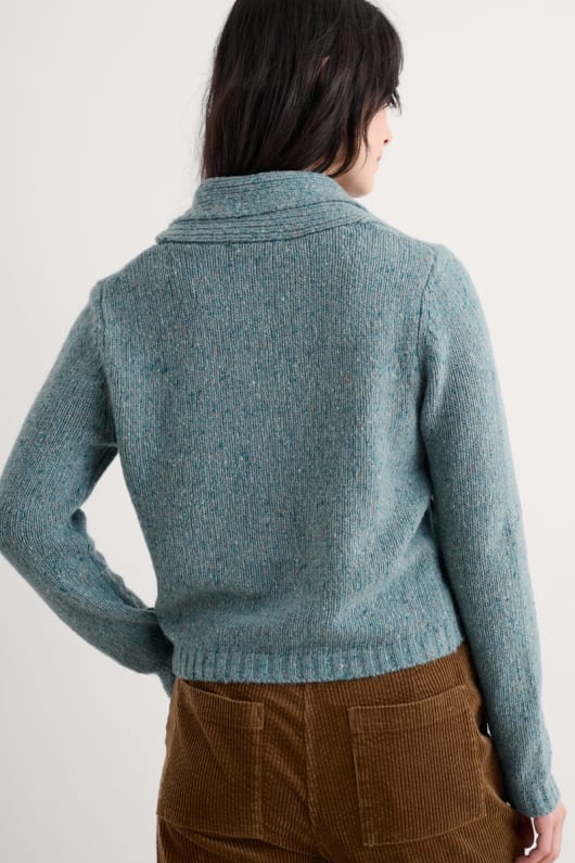 lorpin cardigan avec lÉcharpe de détails