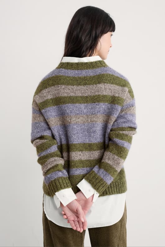 peintre rayé cavalier contient du mohair