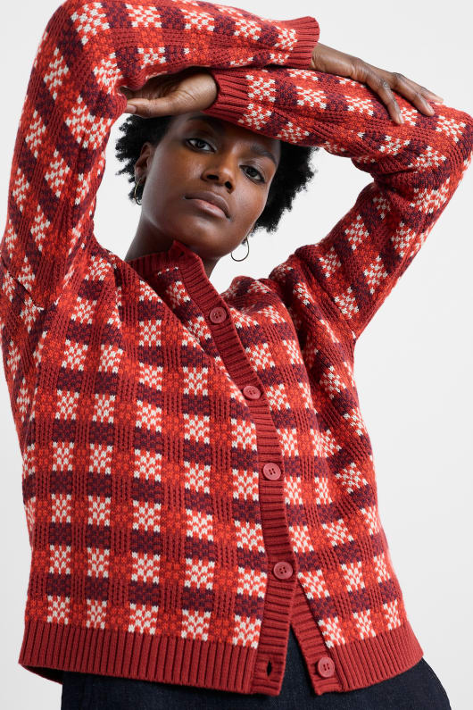 kensa coton bio vérifié cardigan