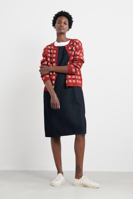 kensa coton bio vérifié cardigan