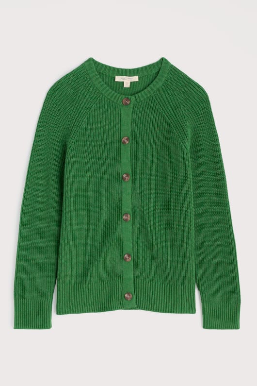 les potiers prairie coton biologique tricoté cardigan