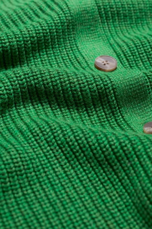 les potiers prairie coton biologique tricoté cardigan