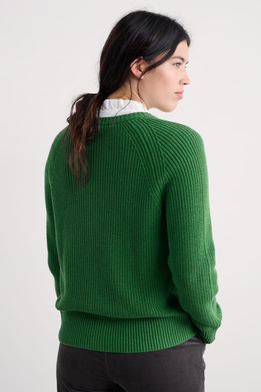 les potiers prairie coton biologique tricoté cardigan