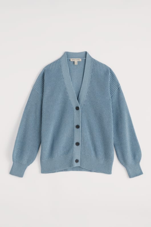 remontage du ruisseau coton bio tricot cardigan