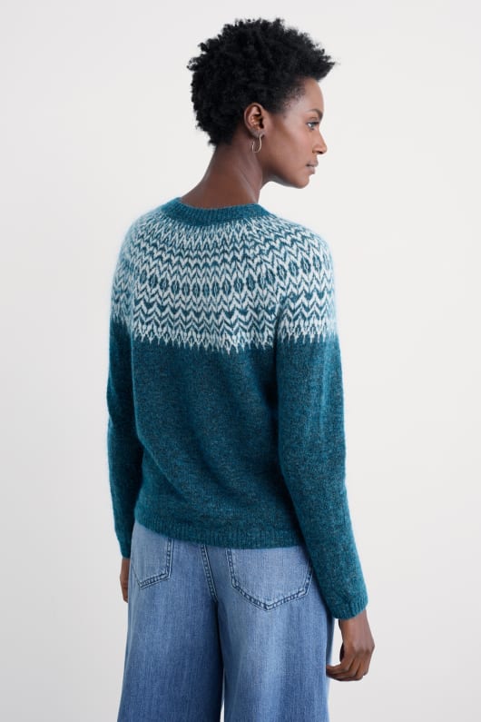 lÉpinette gel mohair-mélange cavalier de fair isle