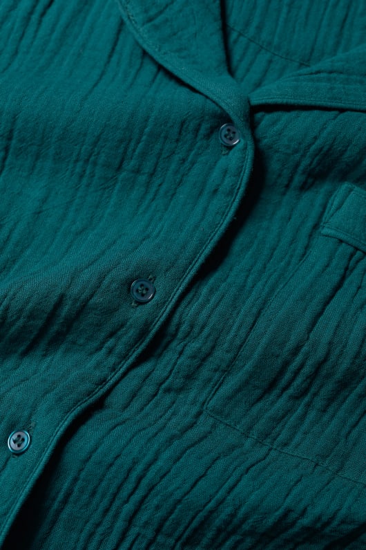 calme marées pyjama avec coton biologique certifié gots