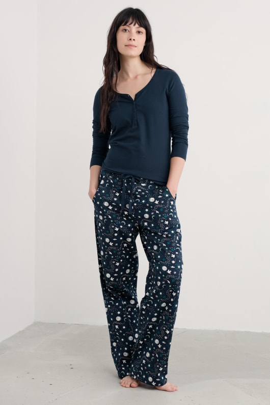 soirée chemin de coton bio pyjama