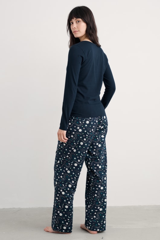 soirée chemin de coton bio pyjama