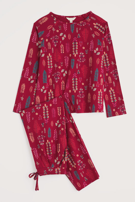 soleil couchant pyjama en gots-coton biologique certifié jersey