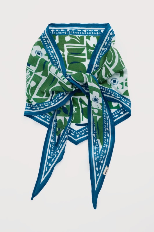 posy triangle foulard