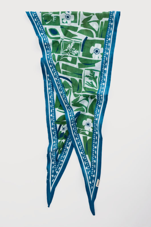 posy triangle foulard