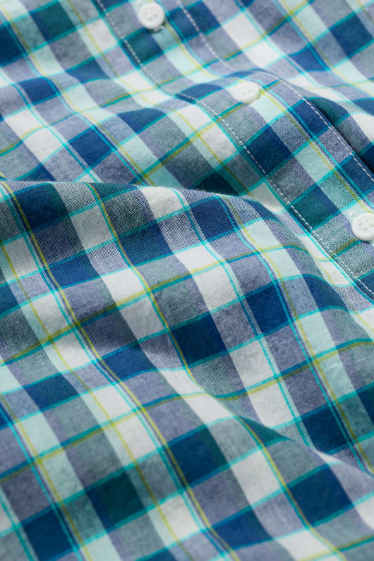 rose garden chemise à carreaux dans gots-coton biologique certifié