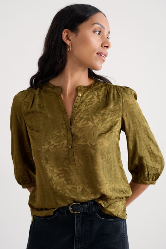 willow chemin de chemise imprimée